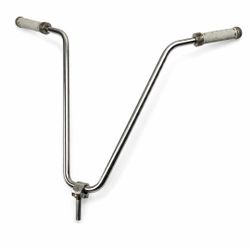 Vintage APR BMX Handlebars w/ ODI Mushroom Grips Old School Chrome Bars 