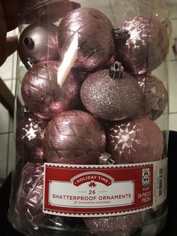 Shatter Proof Ornaments 48pcs