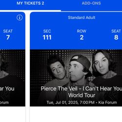 Ptv Tickets!