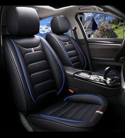 Deluxe Premium Fiux Leather Full Set 5 Seat Car SUV Seat Cover