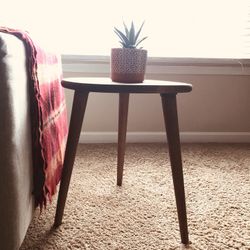 Rustic End Side Table