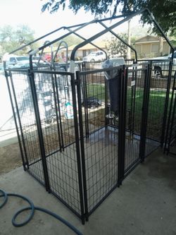 New pawhut 6ft wide 4 ft depth 6 ft tall with tarp