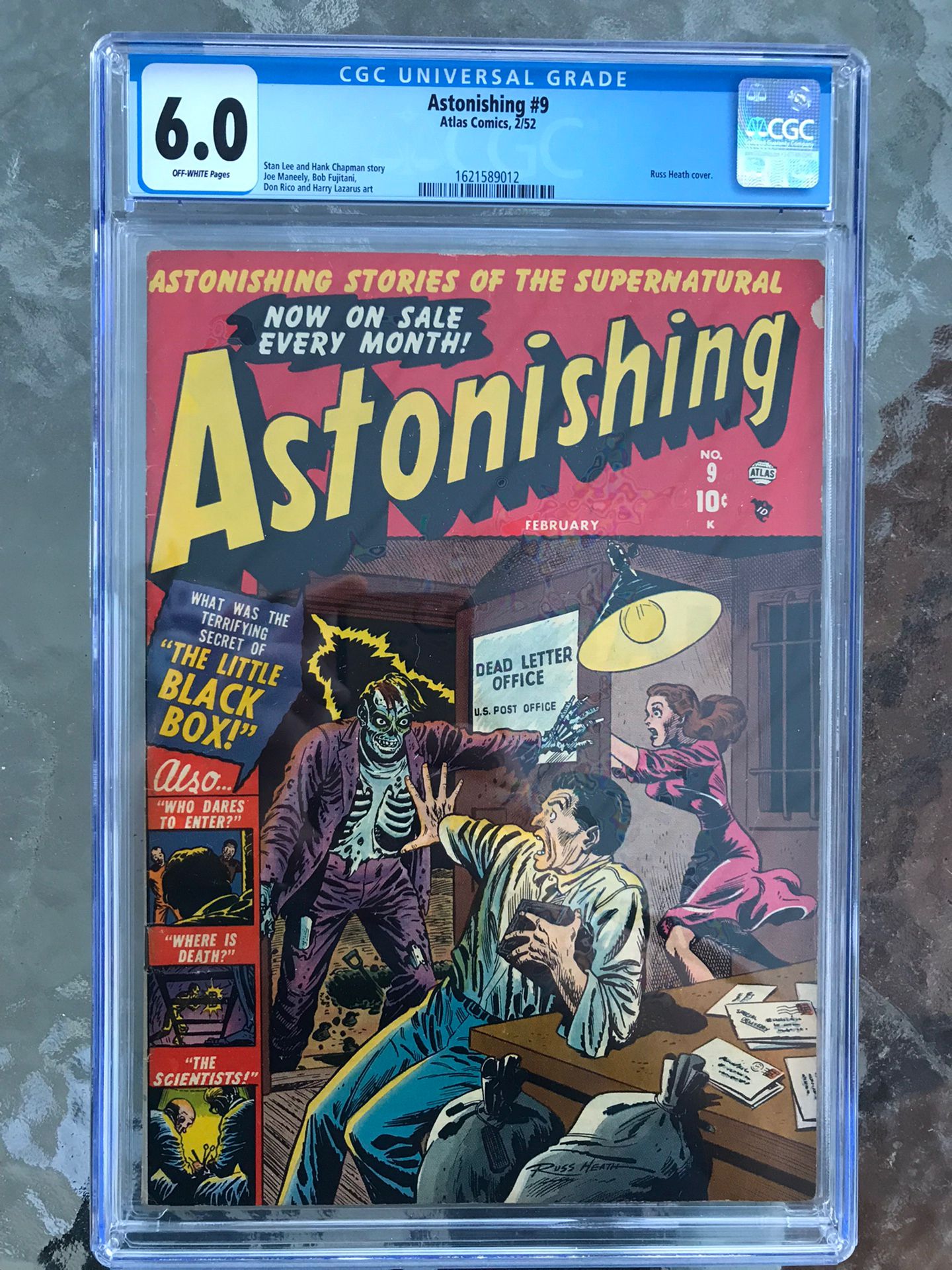 Astonishing #9 (1952) — Atlas Golden Age Skeleton Cover; Stan Lee & Russ Heath