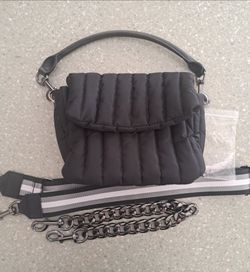 Think Royln Quilted Bar Bag/Crossbody Bag