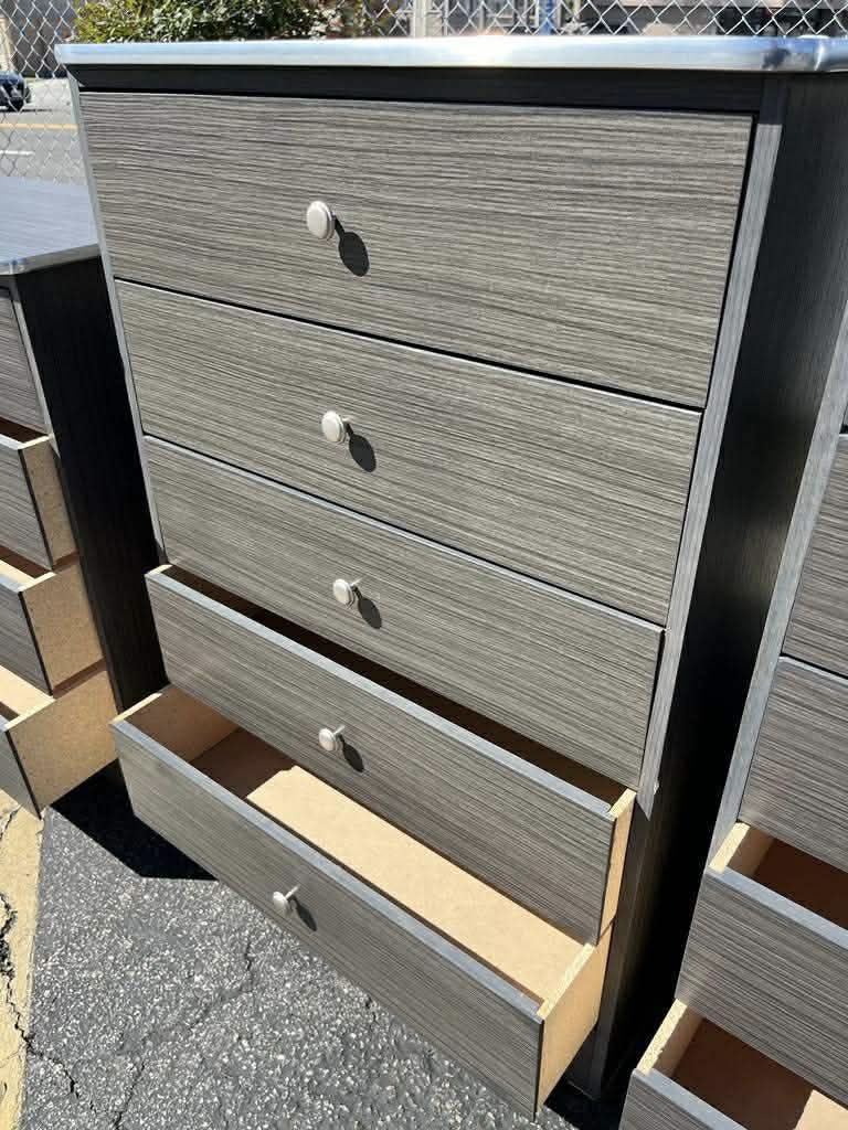 5 Drawer Grey Color