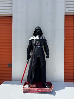 STAR WARS  48" Darth Vader Motion Activated & Sound Battle Buddy 4Ft Working