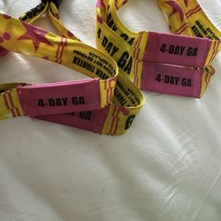 Lollapalooza Sunday Wristbands For Sale 
