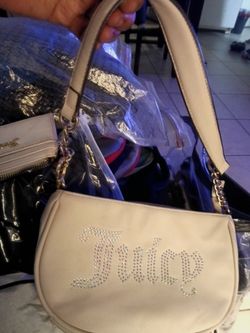 Juicy Couture Cream Mini Shoulder Bag
