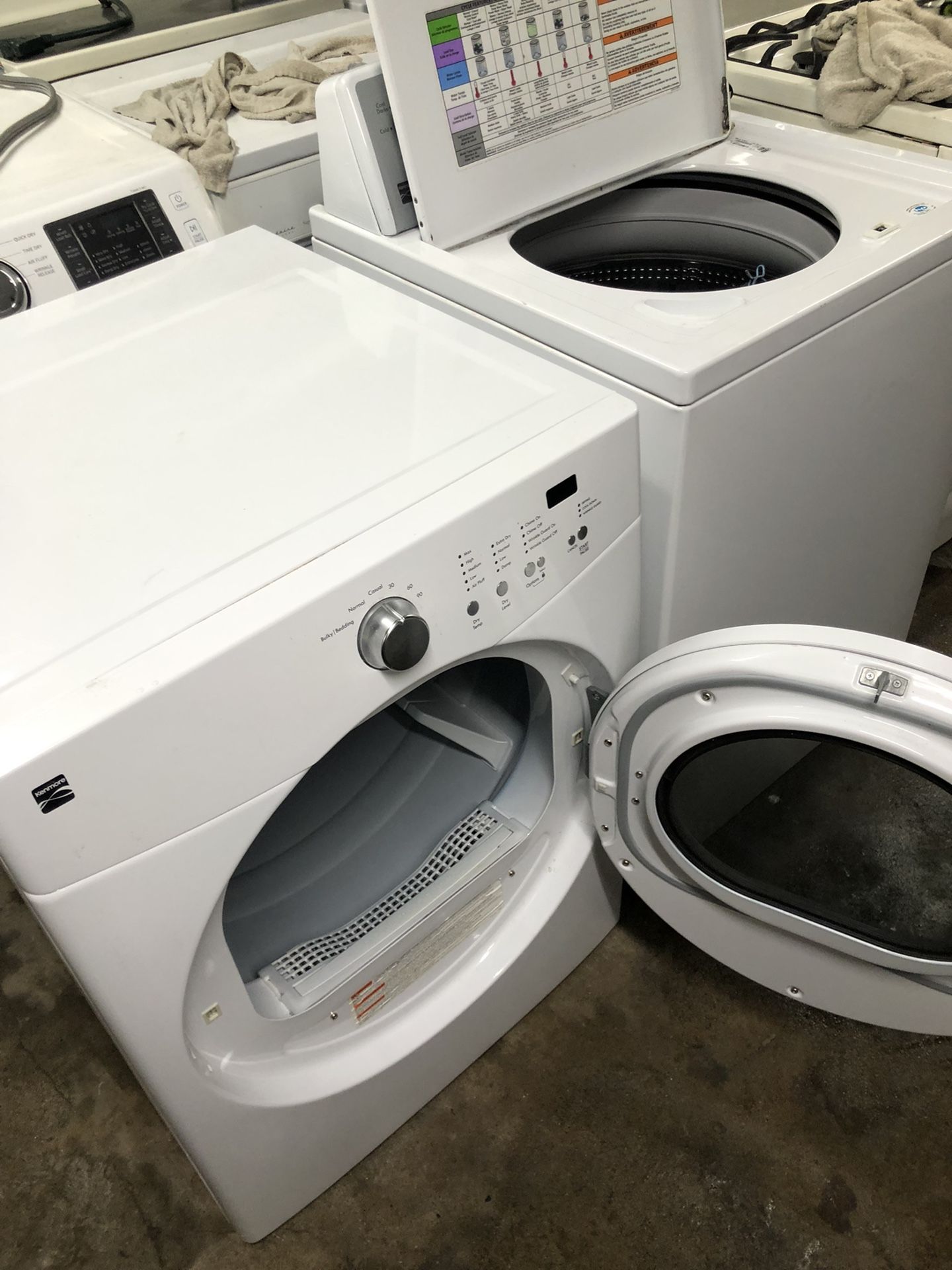 Wash And Dry Kenmmore Working Good Condición Good Delivery Available Guarantee Used  