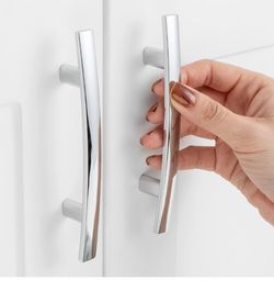 10 pack Chrome Cabinet pulls (we have multiple available. Price is per pack.)