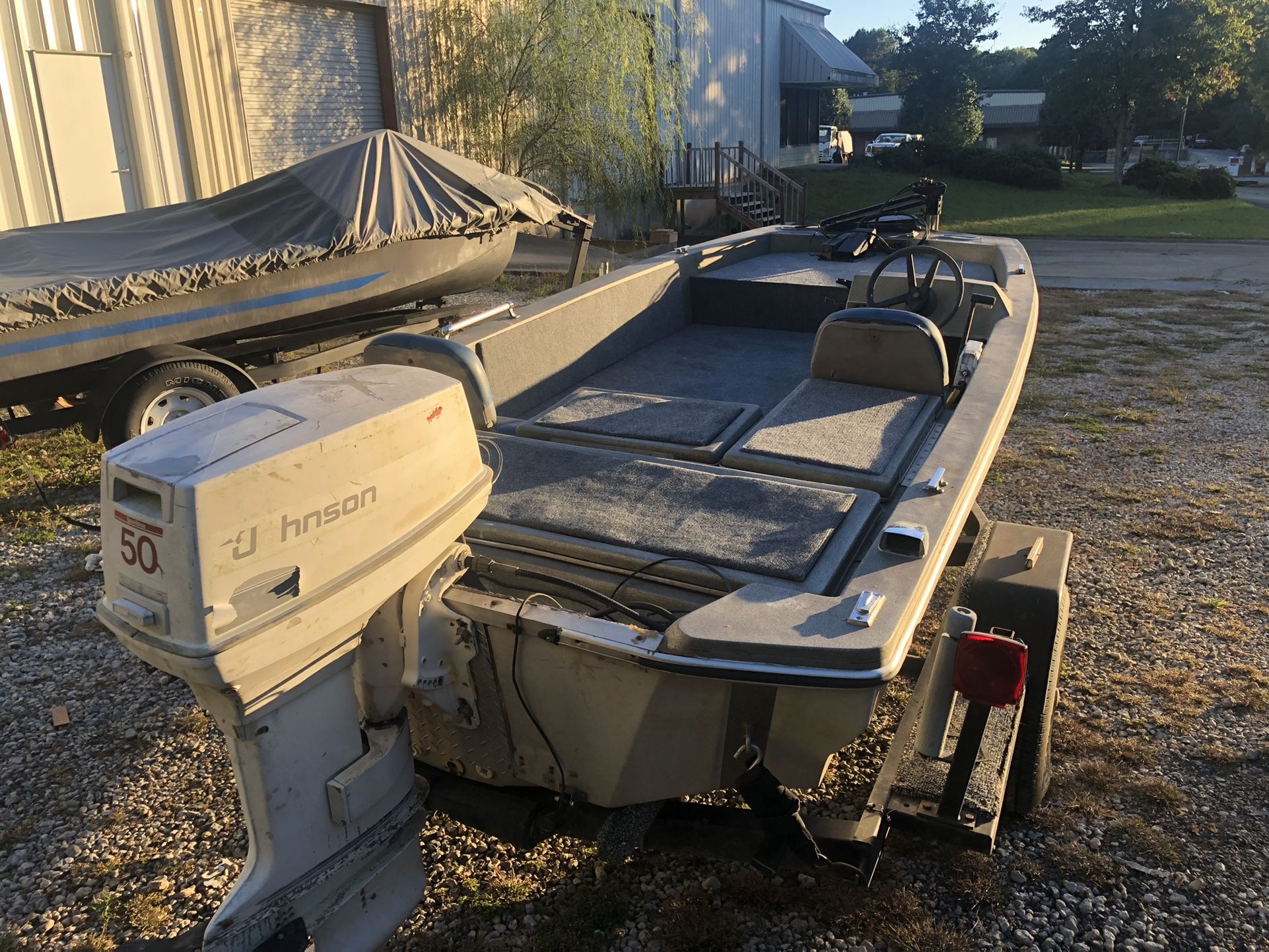 1984 Cimmarron 15ft w/ 50hp Johnson Outboard