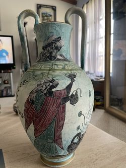 Hand Pained Vase From Greece