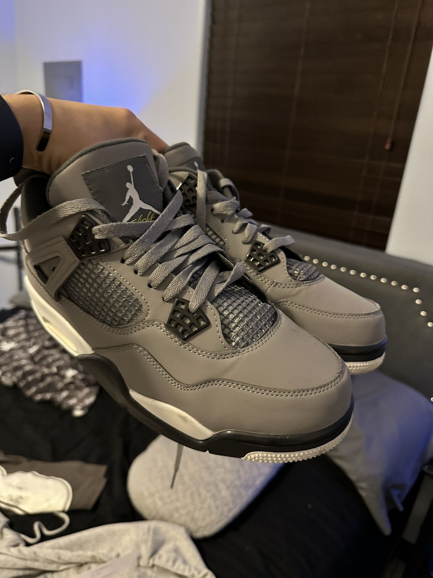 Air Jordan 4’s Cool Grey 