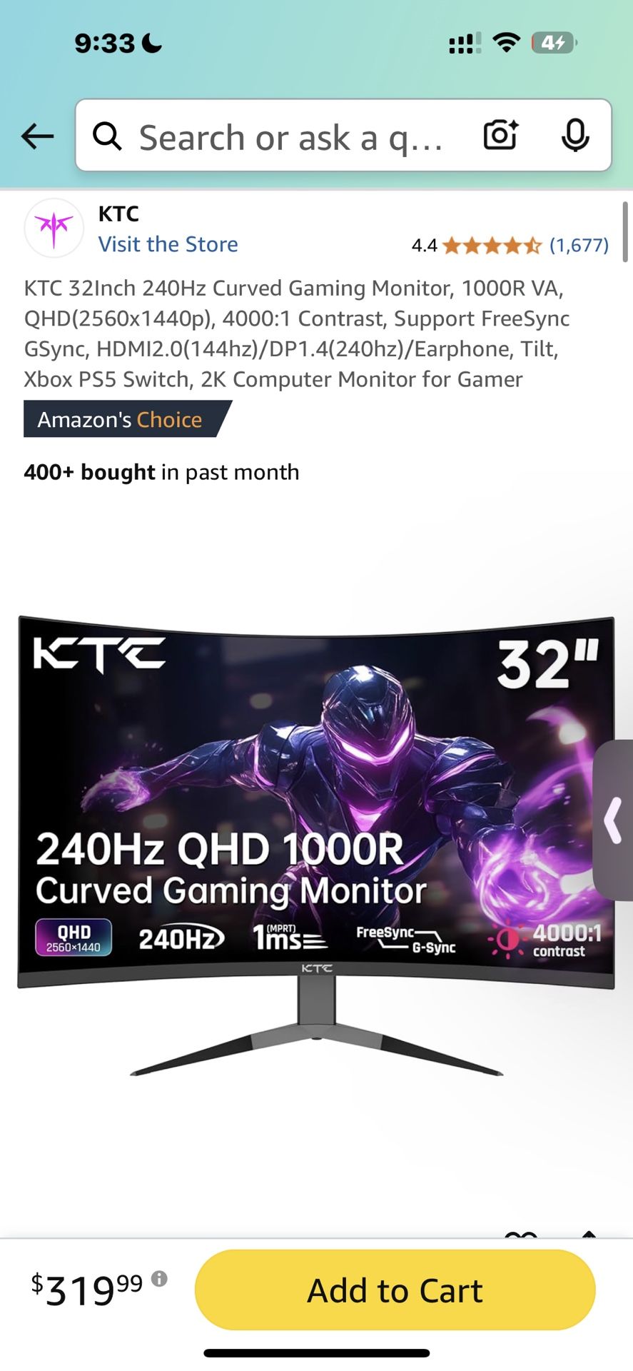ktc monitor