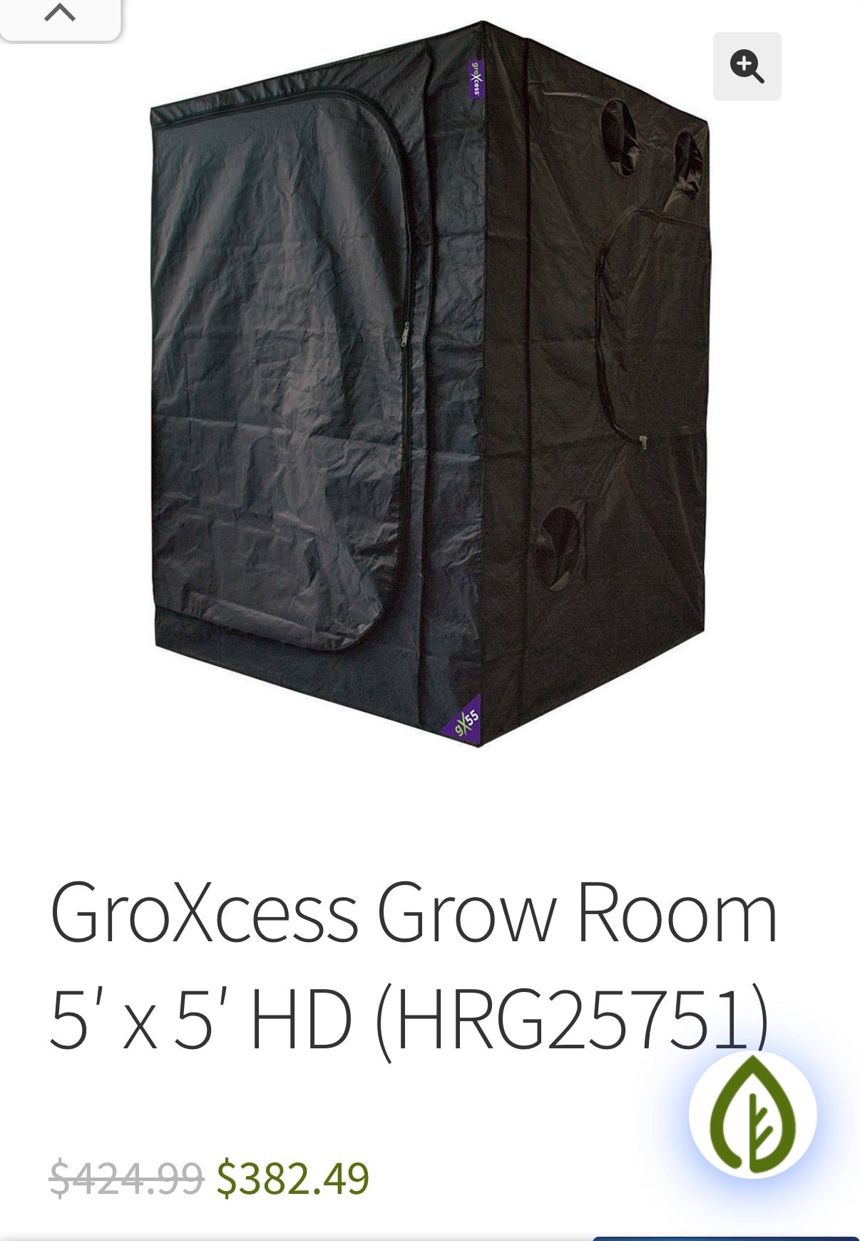 5x5 grow tent