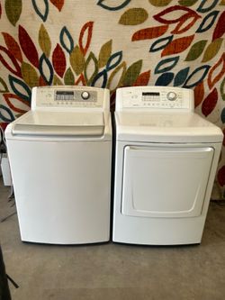 LG washer and dryer  gas