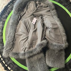 Trendy Target Cropped Faux Fur Coat 