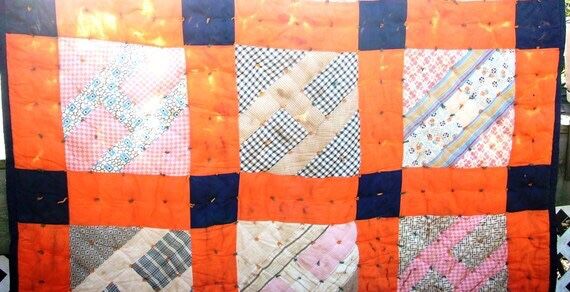 Vintage Feed Sack Quilt