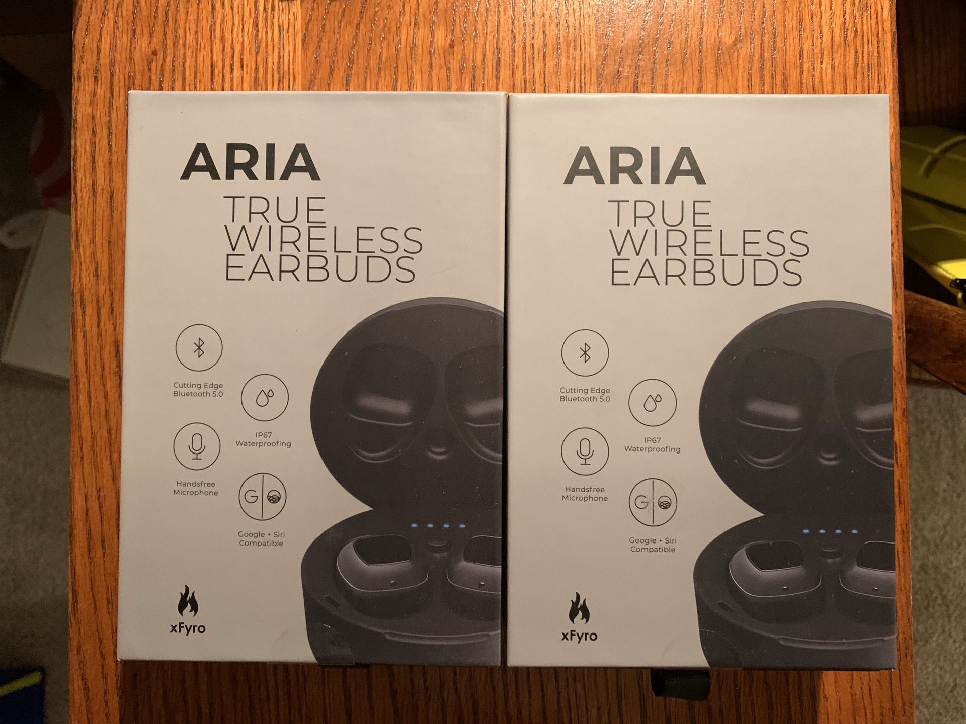 Aria True Wireless Earbuds, Brand New