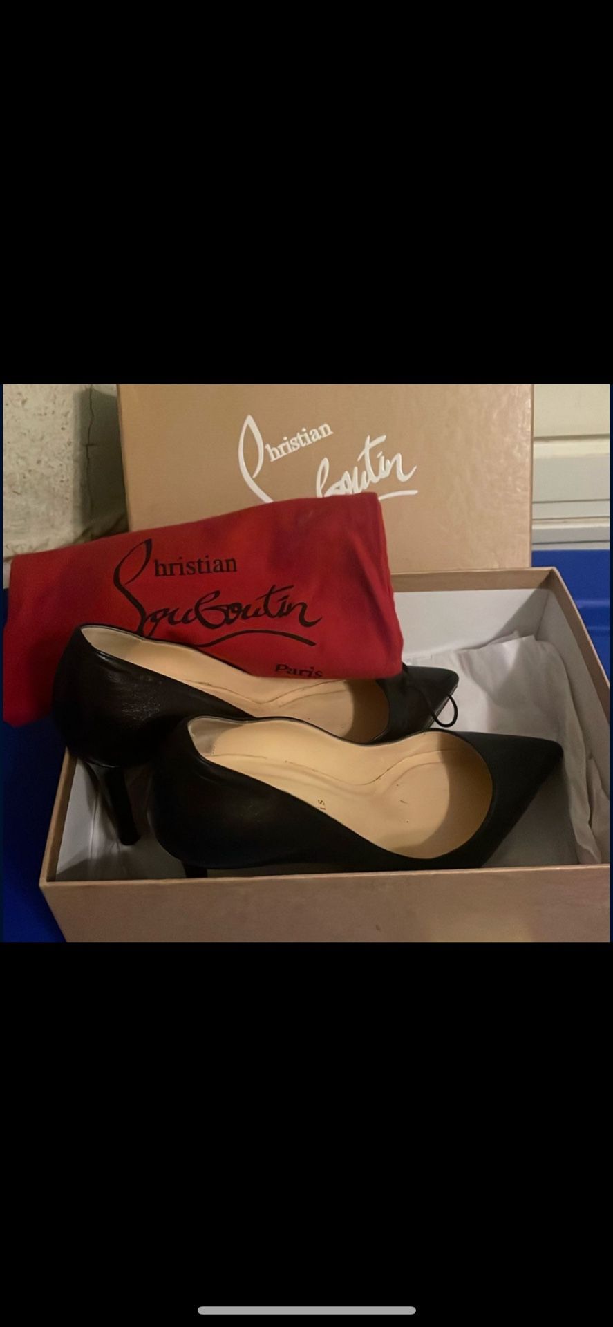Christian Louboutin - Pigalle - 100 mm Pump Size 40