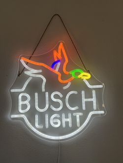 Led Sign Bush Light Dimmable New Open Box 