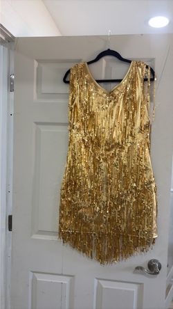Gold dress small to medium