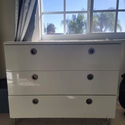 3-Drawer Chest White