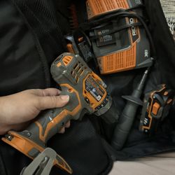 Title Ridgid 18V Cordless Drill Kit - Battery, Charger & Bag Included!