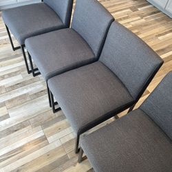 Article Oscuro Pure Black Dining Chairs - Set Of 4