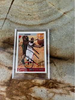 James Harden Autographed card