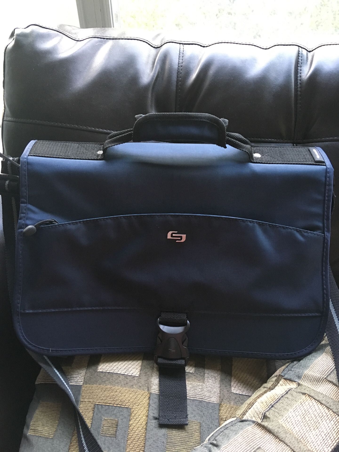 Blue messenger bag