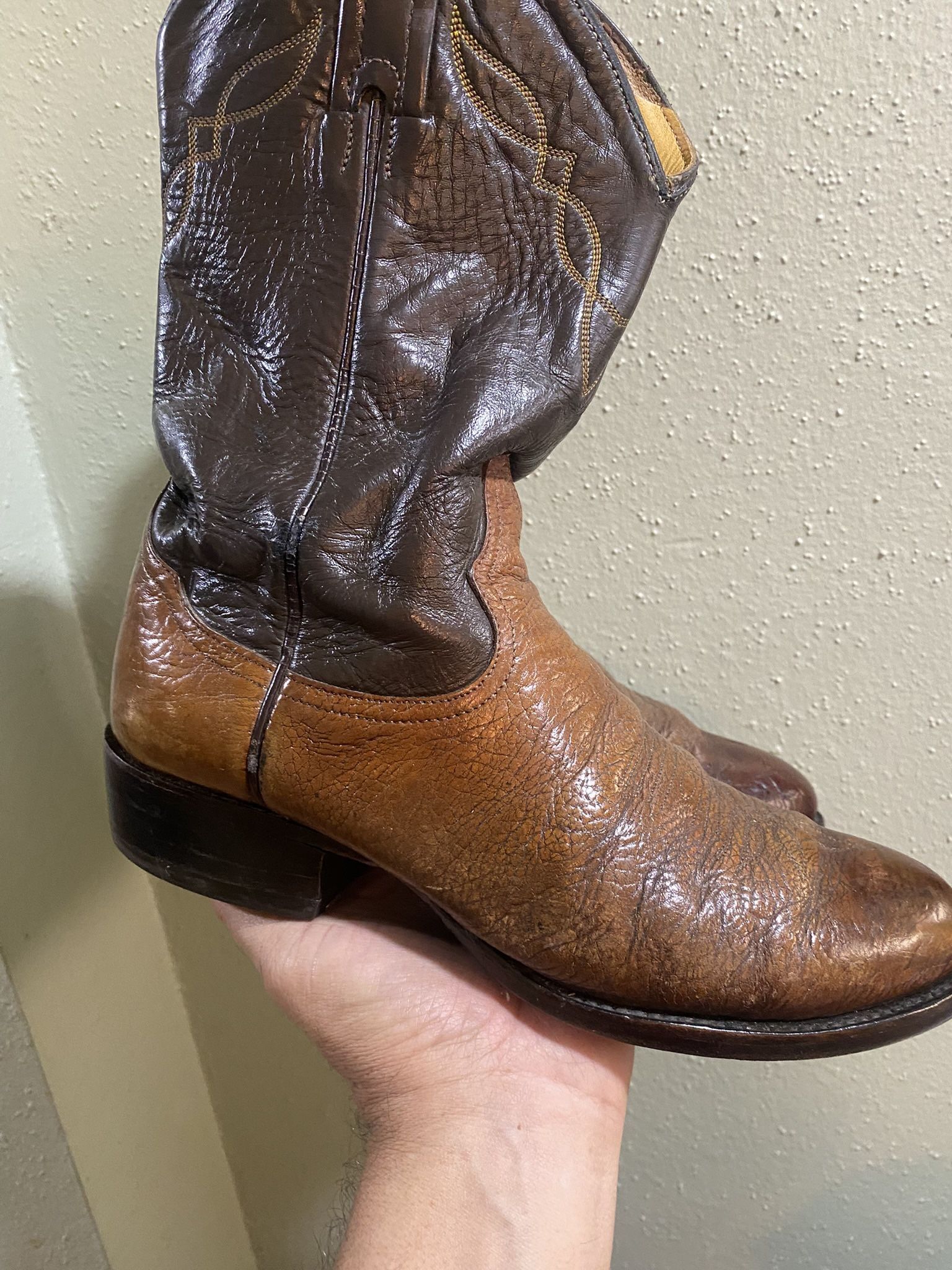 Vintage Tony Lama Made in USA Western Boots Size7.5D