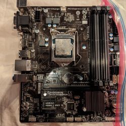 Mobo/CPU Combo- Gigabyte ATX W/ I7-4790