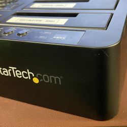 https://offerup.com/redirect/?o=U3RhclRlY2guY29t Standalone Hard Drive Duplicator, External Dual Bay HDD/SSD Cloner/Copier, USB to SATA III Docking St
