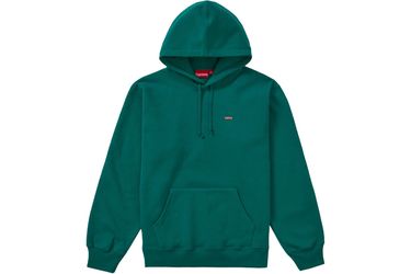 Supreme Enamel Small Box Hooded Sweatshirt Dark Teal 