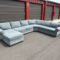 Teal Sectional Couch - Free Delivery!