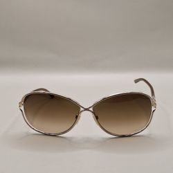Burberry Gold and Brown Butterfly Sunglasses