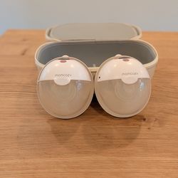 Momcozy M5 Cordless Wearable Breast Pumps -- 2-Pack with Case & Extras