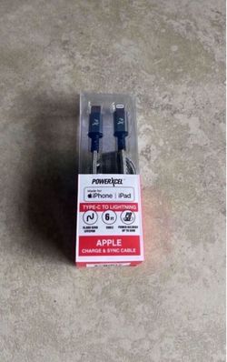 POWERXCEL Charger & Sync Cable for iPhone and iPad