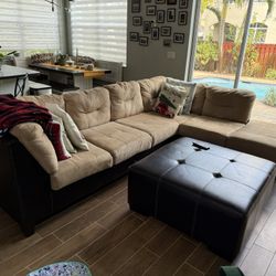 Sofa Sectional And ottoman 