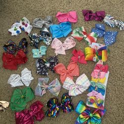 BULK over 30 jojo siwa hair bows