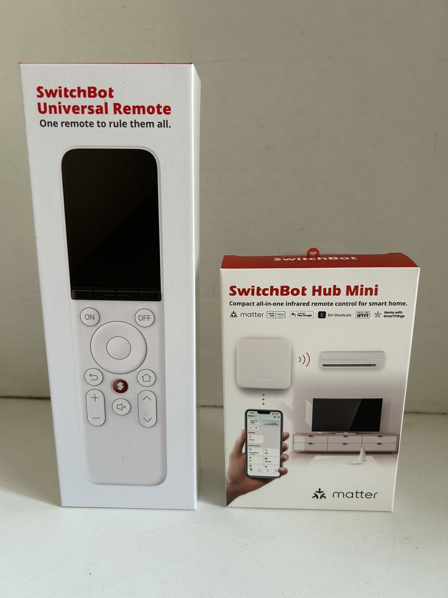 SwitchBot Universal Remote Control with Hub Mini, Multi-use Smart Remote