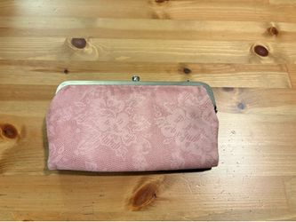 Light Pink Clutch Purse w/ Snap Top