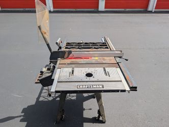 Craftsman 10-Inch Table Saw with Router Table Extension