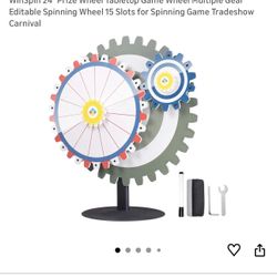 Wheel Prize Tabletop 24” New $$45