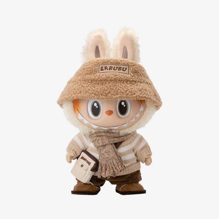 Authentic POP MART Labubu Dress Be Latte Vinyl Plush Doll