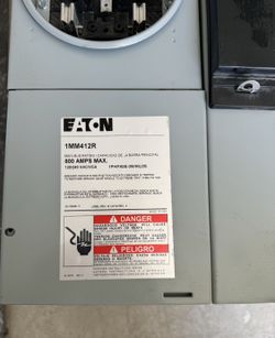 Eaton 1 MM412R 4 Gangs Panel 800 Amps