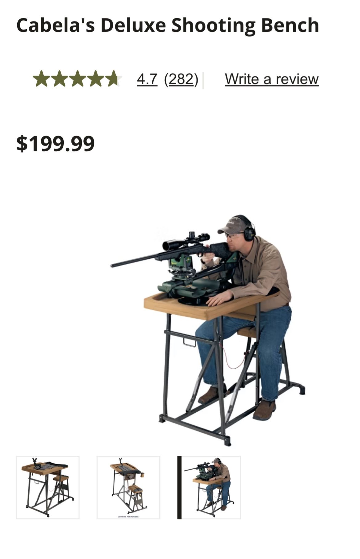 NIB Herters Shooting Bench from Cabelas