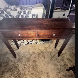 Wood Console Table