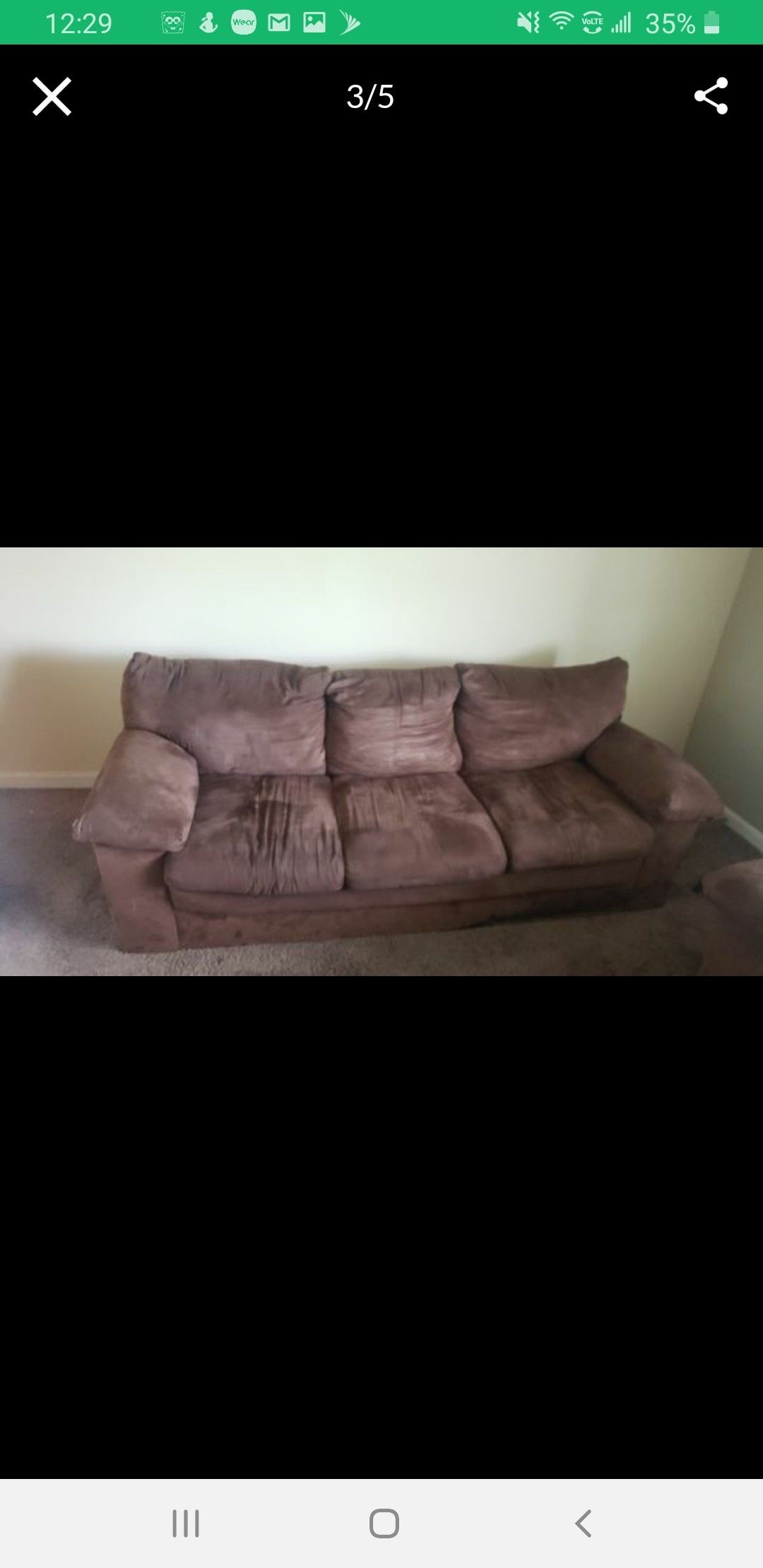 Couch , Loveseat, coffee table